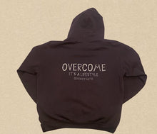 Load image into Gallery viewer, OVERCOME LIFESTYLE Chocolate  Hoodie
