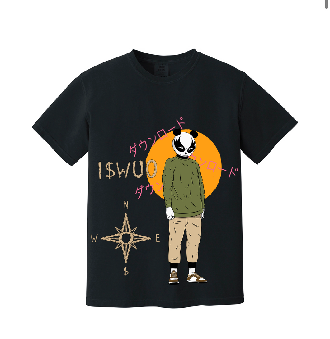 Wuo the Traveler Black T-Shirt